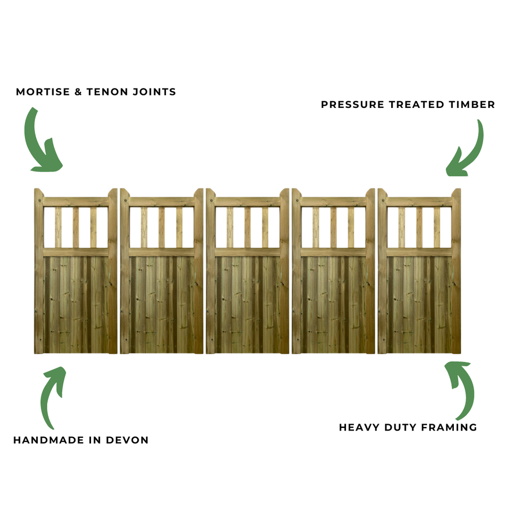 Cottage Gates Bifold 5 Leaf features