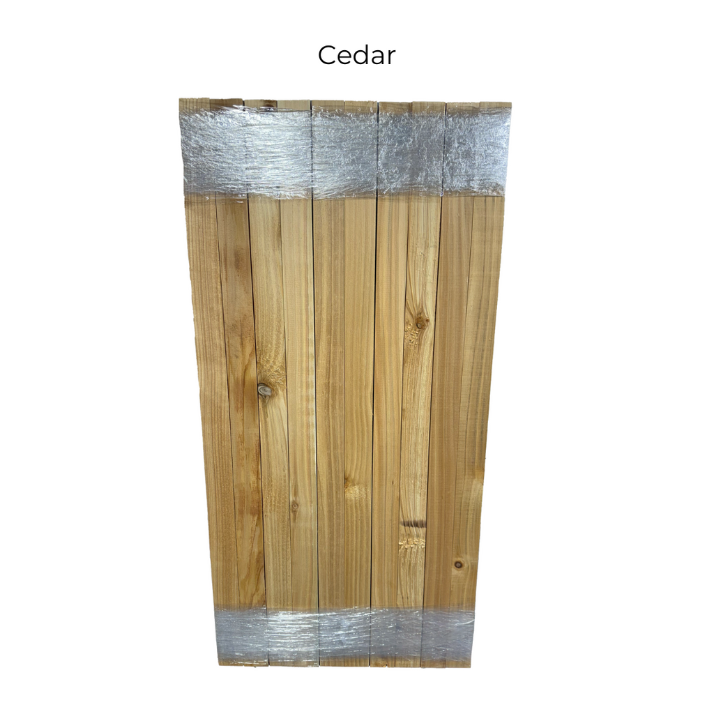 Cedar 2" X 1" bundle