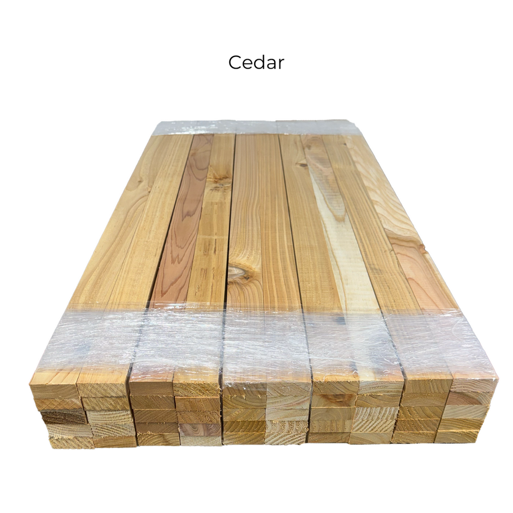 Cedar 2" X 1" bundle