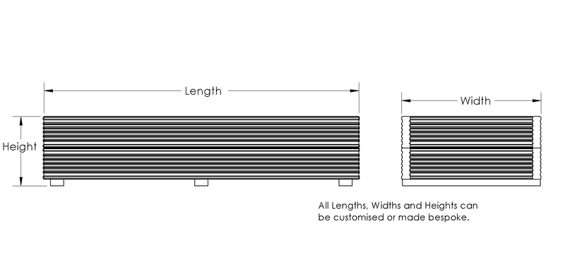 Large Decking Planter drawing