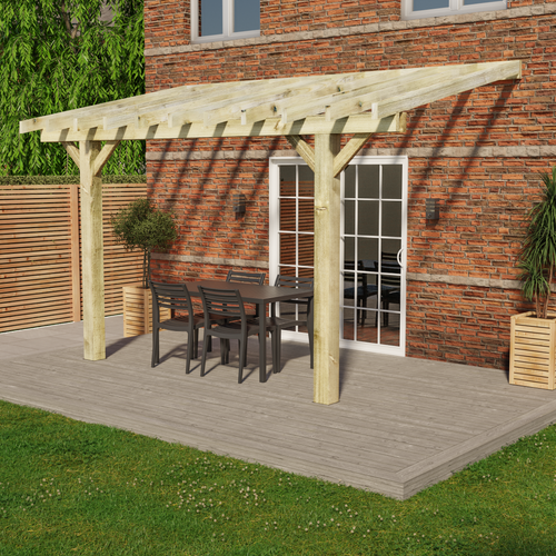 Premium Open Roof Gazebo Kit – Stylish and Airy Design