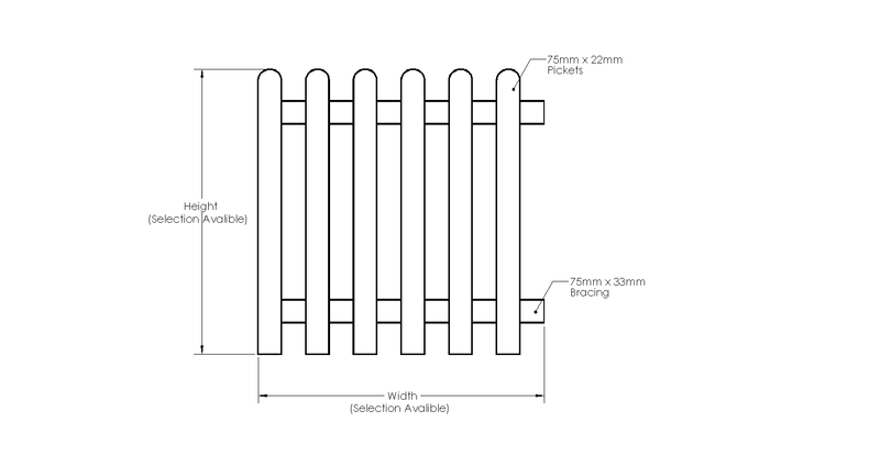 Picket Panels drawing