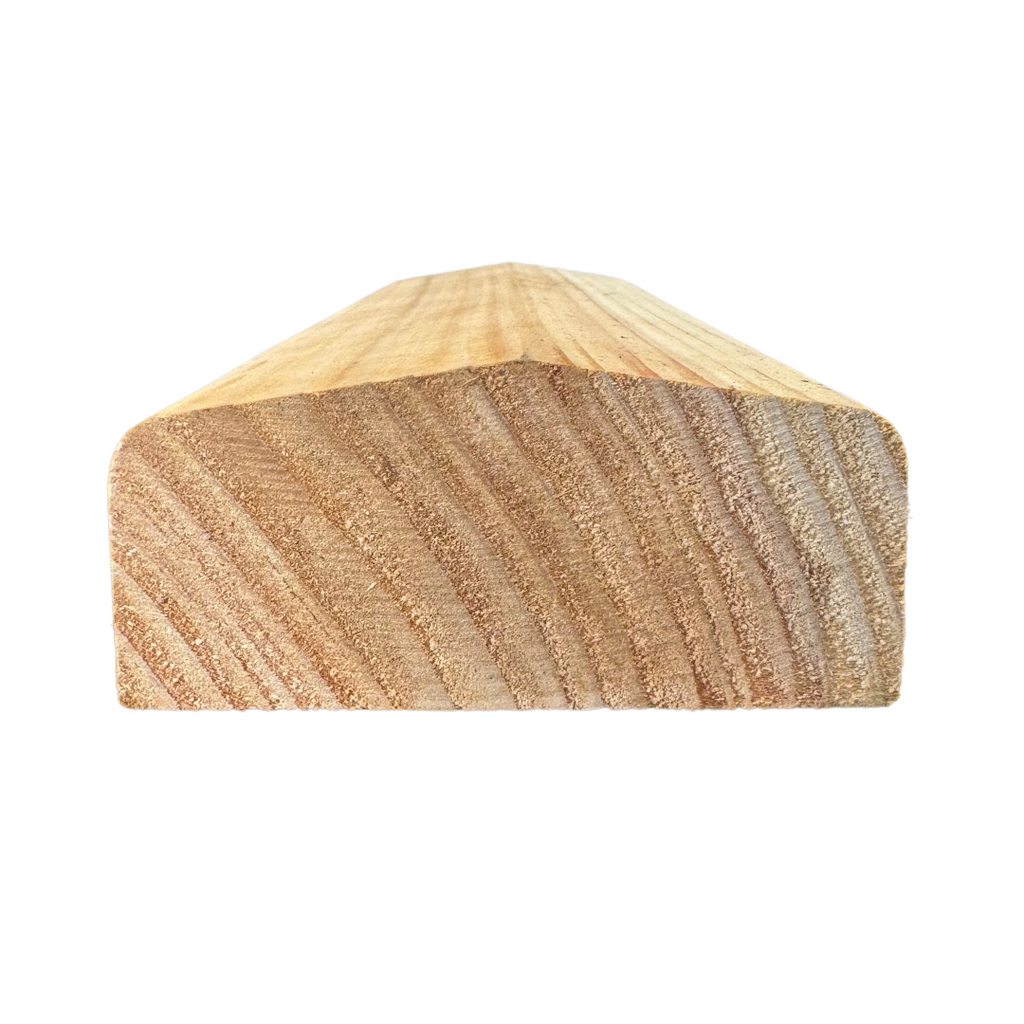 Cedar Slatted Panel Capping end