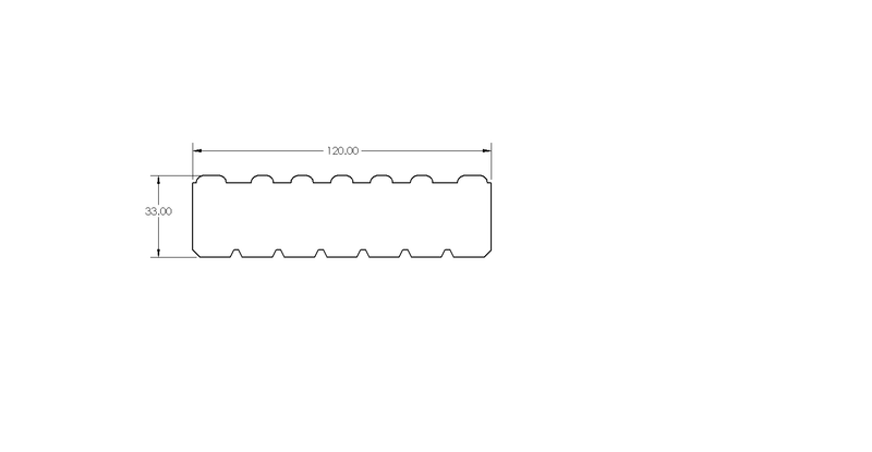 Standard Decking Boards drawing