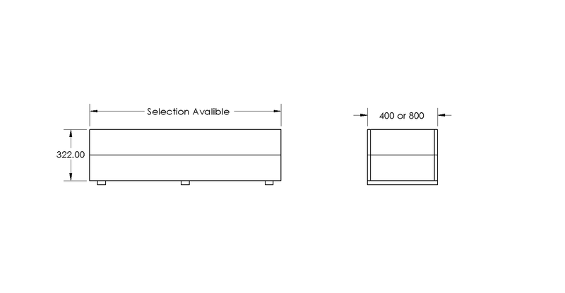 Larch Timber Planter drawing